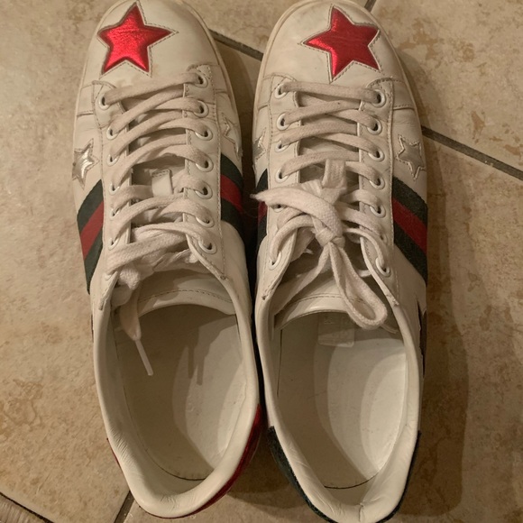 Gucci Shoes - GUCCI Women's Ace embroidered sneaker